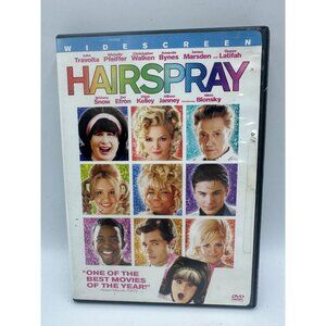 Hairspray Widescreen DVD 2007 John Travolta Zac Efron Queen Latifah Musical